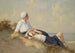 Mother and Daughter on the Beach - Hermann Seeger — artwork view