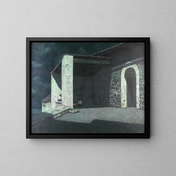 Sommernacht - Hermann Urban — gerahmtes Bild an der Wand