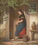 Mädchen unter den Weinranken - Hermann Werner — Ansicht des Kunstwerks