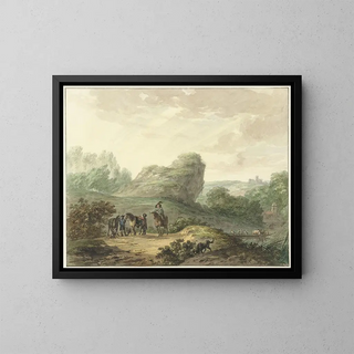 Hermanus Numan - Landschap met ruiters.webp