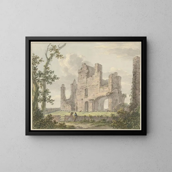 Rune der Abtei Rijnsburg - Hermanus Numan — gerahmtes Bild an der Wand