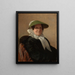 Ritratto di Marie Baronne von Reck - Hermine von Reck — quadro incorniciato alla parete