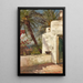 Terrasse de palmiers à Capri - Hermione von Preuschen — quadro incorniciato alla parete