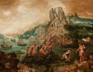 Herri met de Bles - The last appearance of Christ to his disciples.webp