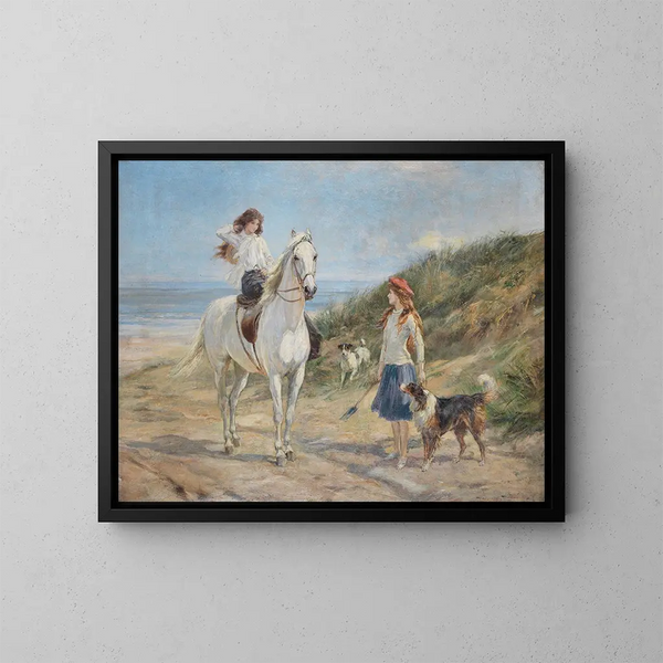 Ferienzeit - Heywood Hardy — gerahmtes Bild an der Wand