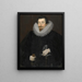 Ritratto di Sir John Harrington - Hieronimos Custodis — quadro incorniciato alla parete