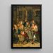 Scene of banquet - Hieronymus Francken II — framed artwork on a wall
