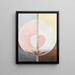 Gruppo IXUW n° 25 La Colomba n° 1 - Hilma af Klint — quadro incorniciato alla parete