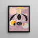 Die zehn größten Nr. 6 - Hilma af Klint — gerahmtes Bild an der Wand