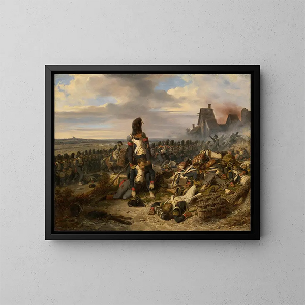 Schlachtenszene - Hippolyte Bellangé — gerahmtes Bild an der Wand
