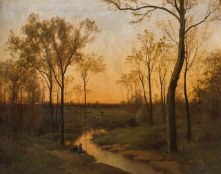 Tramonto - Hippolyte Camille Delpy — vista dell’opera