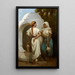 La Conversation - Hippolyte Lazerges — gerahmtes Bild an der Wand
