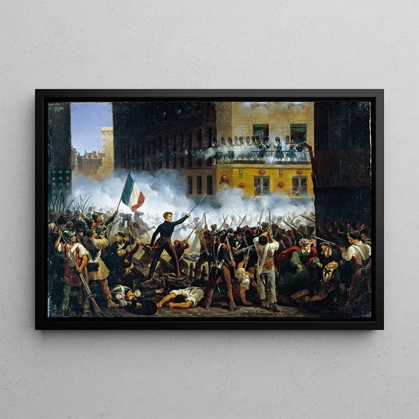 Hippolyte Lecomte - Combat de la rue de Rohan le 29 juillet 1830.webp