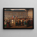 Die Polytechniker, die das Kreuz aus der Kapelle der Tuileries während der Unruhen vom 24. Februar 1848 gerettet haben - Hippolyte Lecomte — gerahmtes Bild an der Wand