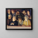 Öffentliche Theatergemälde - Hippolyte Michaud — gerahmtes Bild an der Wand