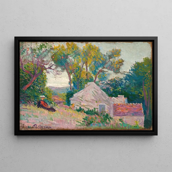 Hippolyte Petitjean - Femme dans un paysage.webp