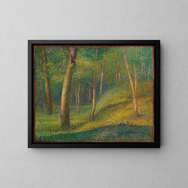 Unterholz - Hippolyte Petitjean — gerahmtes Bild an der Wand
