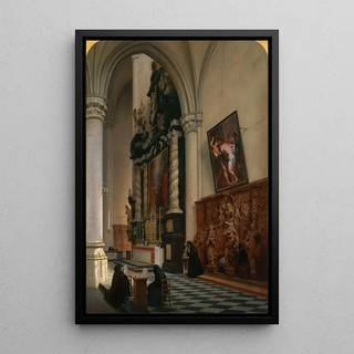 Hippolyte Sbron - A View into the Cathedral St Paul Antwerpen.webp