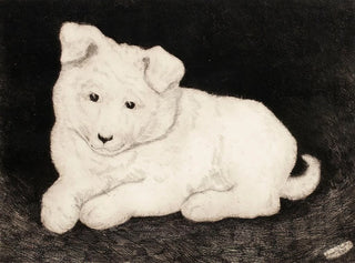 Chiot blanc Sneggie - Hjalmar Hagelstam — Ansicht des Kunstwerks