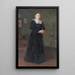 La peintre Ane Marie Hansen - Holga Reinhard — quadro incorniciato alla parete