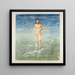 Mann beim Baden - Edvard Munch — gerahmtes Bild an der Wand