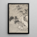 Bambus unter Schnee - Hong Fan — gerahmtes Bild an der Wand