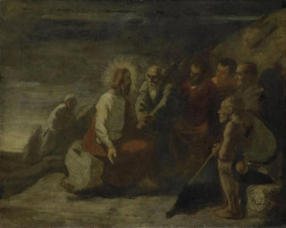Honor Daumier - Christ and his Disciples.webp