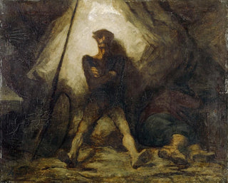 Honor Daumier - Don Quixotes Vigil.webp