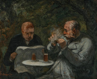 Honor Daumier - Les buveurs de bire.webp