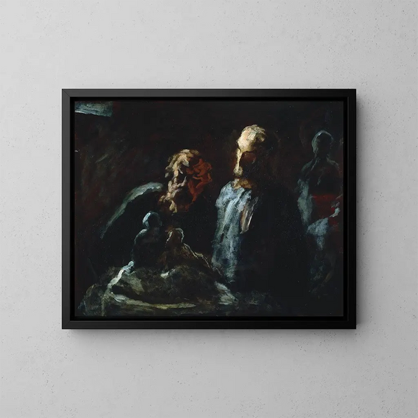 Due scultori - Honoré Daumier — quadro incorniciato alla parete