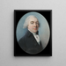 Unbekannter Mann - Horace Hone — gerahmtes Bild an der Wand
