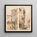 Hôtel de la Trémouille rue des Bourdonnais und Alte Straße des Tempels in Paris - Thomas Shotter Boys — gerahmtes Bild an der Wand