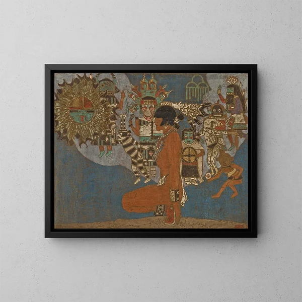 Die Welt der Hopi - Howard McCormick — gerahmtes Bild an der Wand