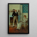 Becky Sharp and Lord Steyne - Howard Pyle — framed artwork on a wall