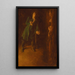 Allez Madame et laissez le prodigue parmi ses cosses - Howard Pyle — framed artwork on a wall