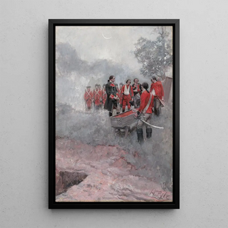 Howard Pyle - The Burial Of Braddock.webp