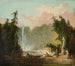 Eine Fontaine in einem Park - Hubert Robert — Ansicht des Kunstwerks