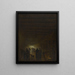 Corridoio della prigione di Saint-Lazare - Hubert Robert — quadro incorniciato alla parete
