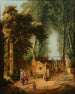 Fontaine in einem Park - Hubert Robert — Ansicht des Kunstwerks