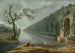 Szene eines Gartens mit einem Kanal - Hubert Robert — Ansicht des Kunstwerks