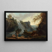 Le cascate di Tivoli - Hubert Robert — quadro incorniciato alla parete