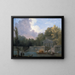 Parkszene - Hubert Robert — gerahmtes Bild an der Wand