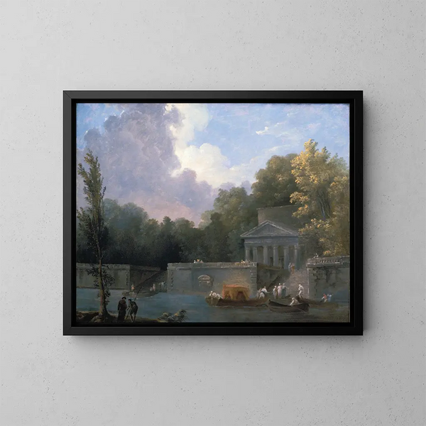 Scène de parc - Hubert Robert — quadro incorniciato alla parete