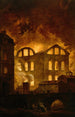 L'incendio all'Opera del Palais-Royal - Hubert Robert — vista dell’opera