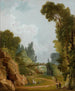 Le Pont Rustico Château de Méréville Francia - Hubert Robert — vista dell’opera
