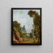 Le Pont Rustico Château de Méréville Francia - Hubert Robert — quadro incorniciato alla parete