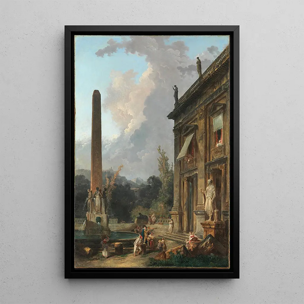 Hubert Robert - Wandering Minstrels.webp