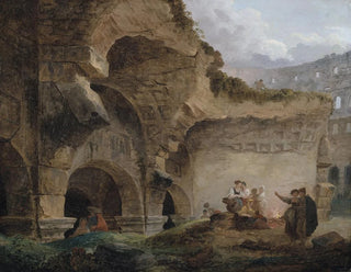 Hubert Robert - Washerwomen in the Ruins of the Colosseum.webp