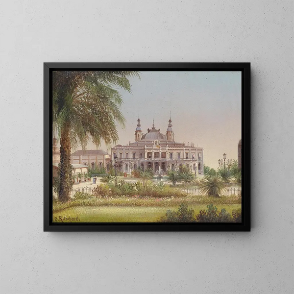 Monte-Carlo - Hubert Sattler — quadro incorniciato alla parete