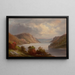 Sur l'Hudson - Ecole de la rivière Hudson — gerahmtes Bild an der Wand